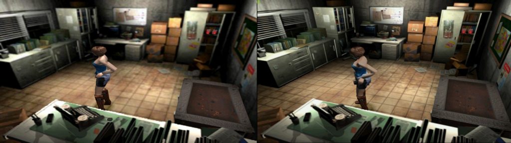Resident evil 3 porównanie psx gamecube