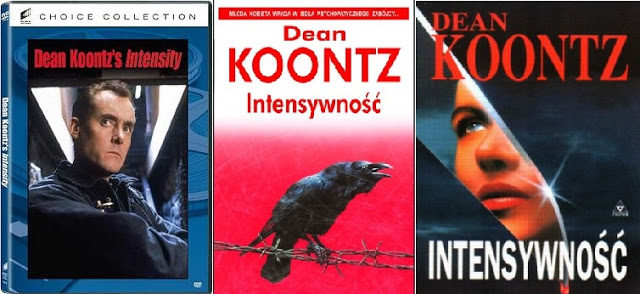 Dean_Koontz Intensity_DVD Intensywność, okładka książki i filmu