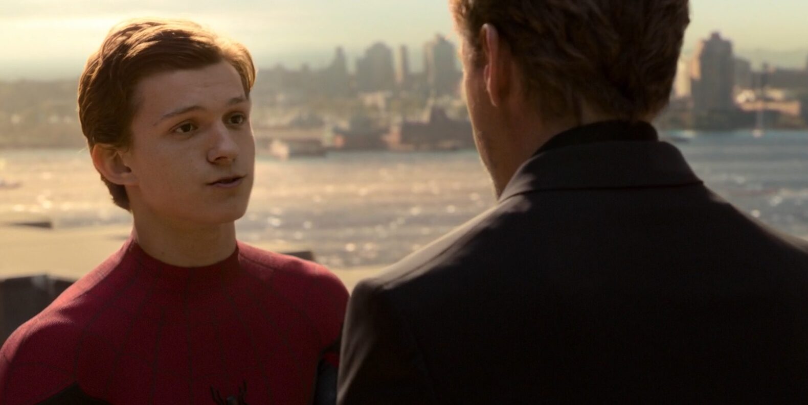 Spiderman: Homecoming Peter rozmawia z Tonym