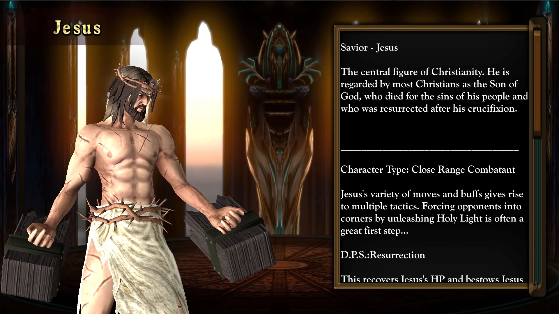Jezus fight of gods