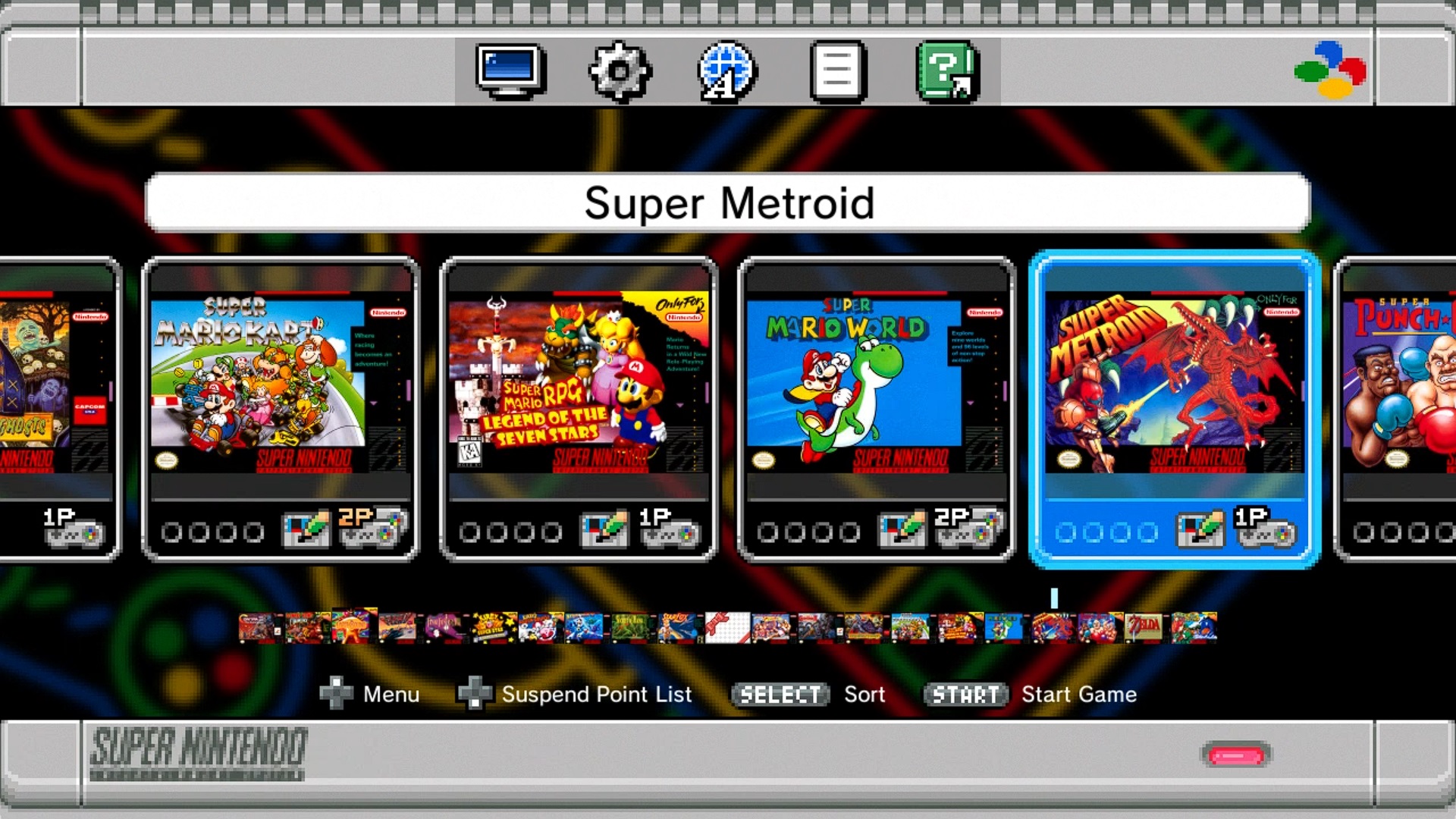 SNes mini lista gier